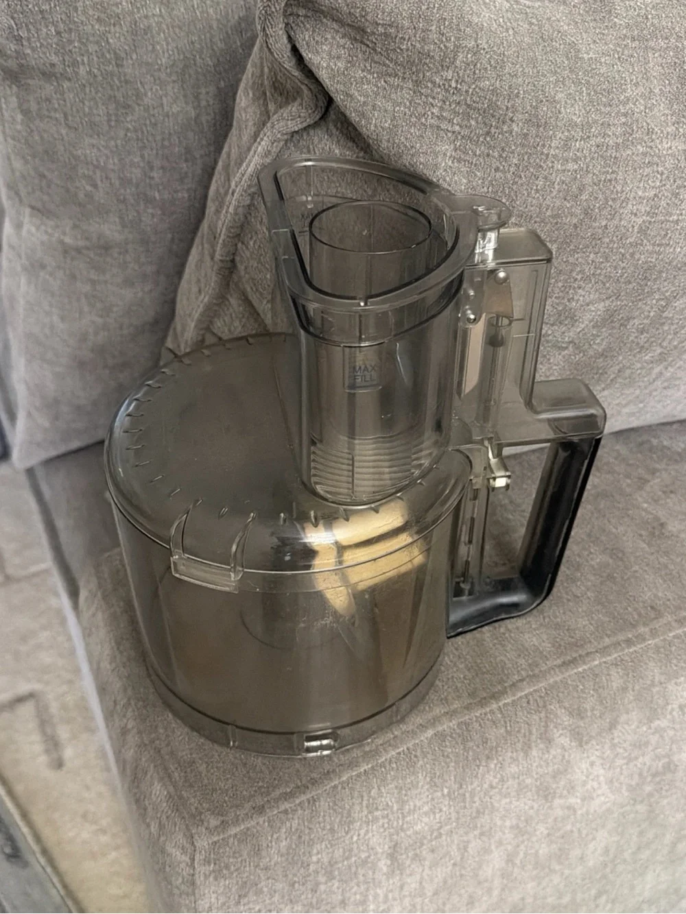 ) OEM Cuisinart DLC-2011-WBN Work Bowl Lid Feed Tube & Pusher Prep 11 Plus
